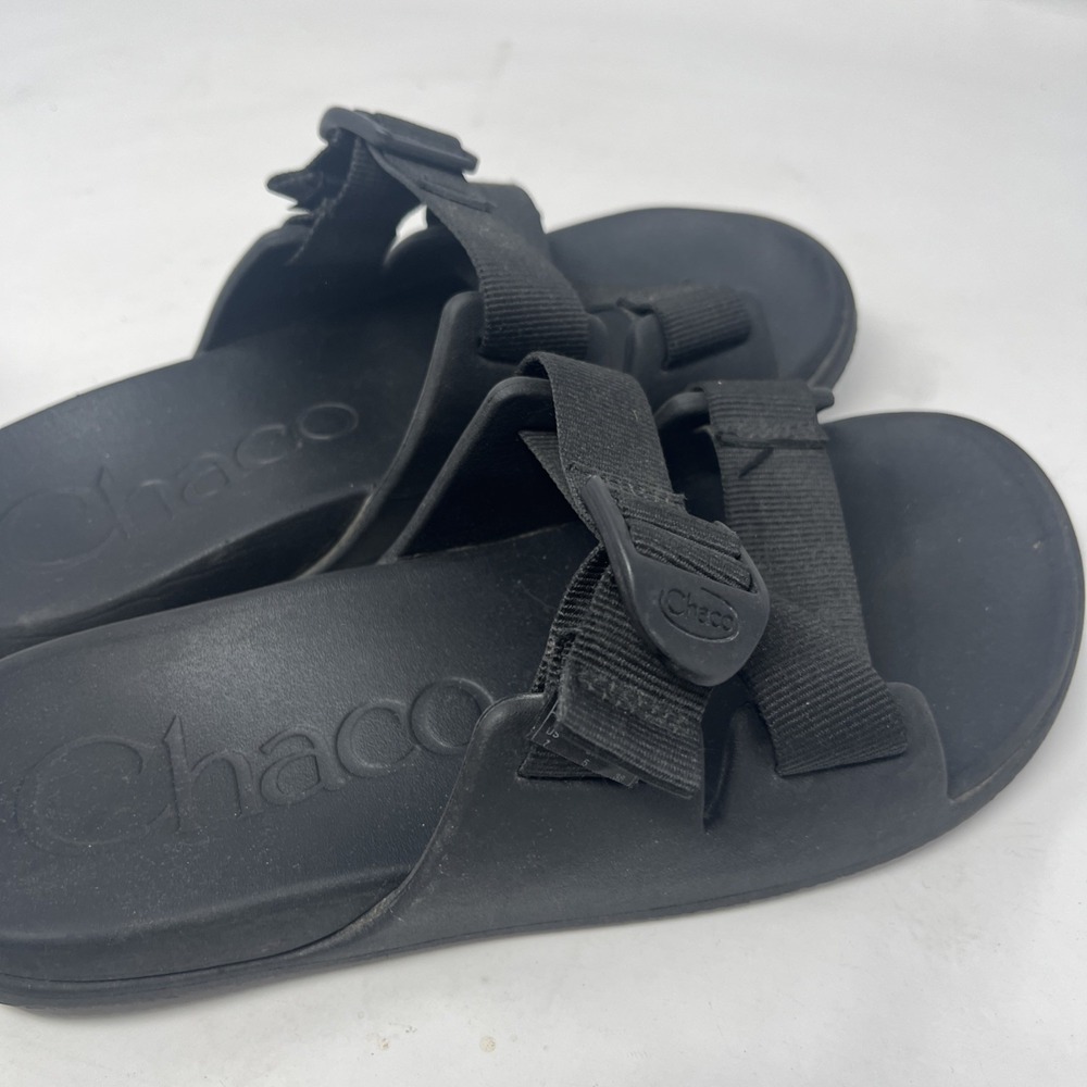 Chaco Chillos Slide Sandals Women's 7 Black Adjustable Strap Sport JCH107818 - Picture 3 of 10